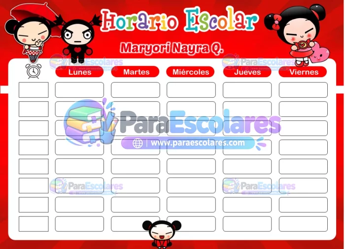 Pucca Horario Escolar